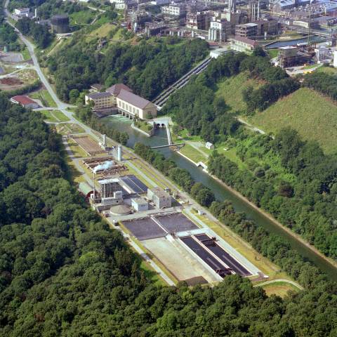 Biological wastewater treatment plant in Burghausen