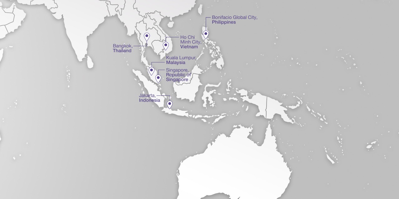 Map of southeast asia